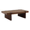 Celestino Coffee Table Brown, by Dovetail, 56" width x 16" height x 32" depth thumbnail 1