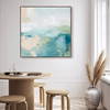Turquoise Echoes I (No Embellishment), Art by Oliver Gal,  30x30 thumbnail 3