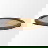 Silas Cane and Medium Brown Wood Round Tray thumbnail 4