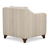 Hewitt Accent Chair Beige Stripe, by Moe's Home, 32" width x 31.5" height x 32" depth thumbnail 3
