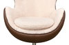 Jacobean Mid 20th Century Egg Chair, by Sarreid, 2'6" length x 2'10" width x 3'9" height thumbnail 12
