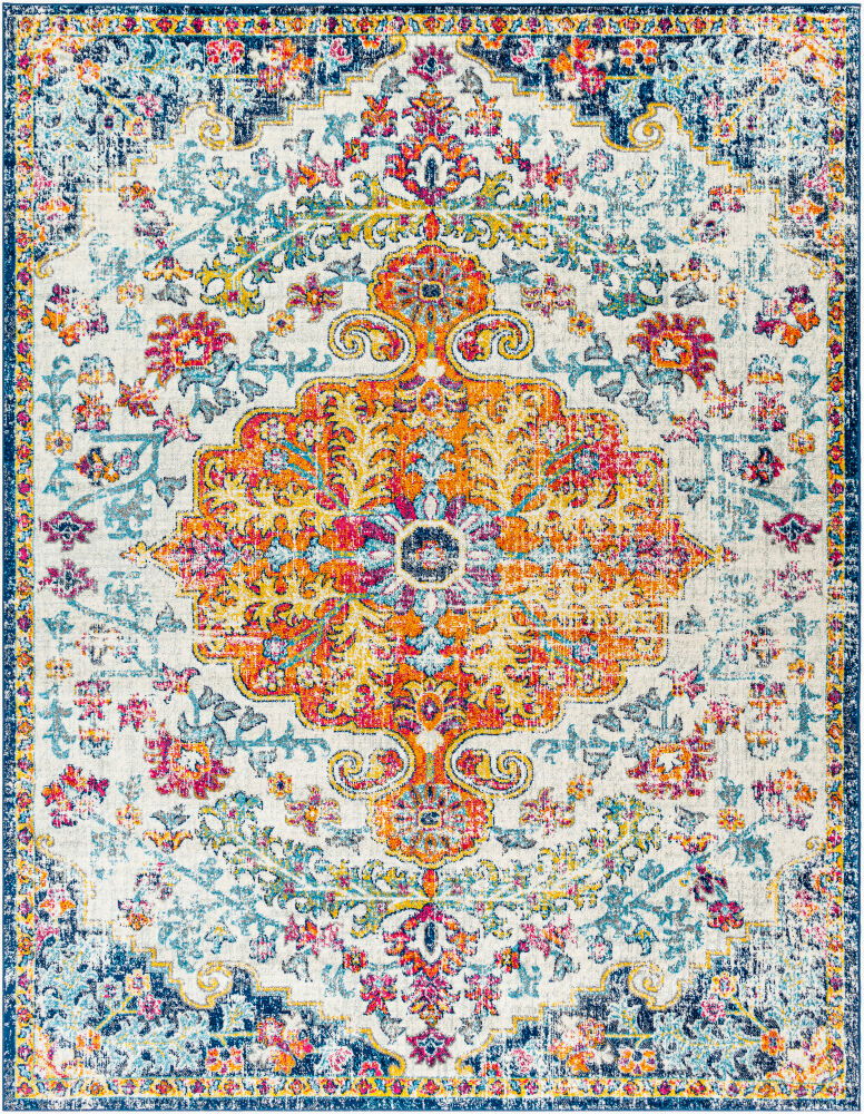 Harput Machine Woven Rug, by Surya, 4'11.84" length x 4'11.84" width