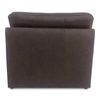 Thurlow Slipper Chair Espresso Brown Leather, Accent Chair by Moe's Home, 36.2" width x 33" height x 39" depth thumbnail 4