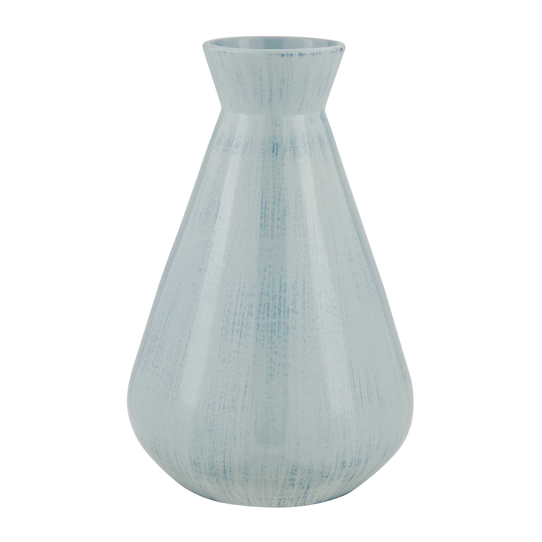 Flare Spire Indoor-Outdoor Ceramic Vase, Decorative by Uttermost, 11.8" width x 18" height x 11.8" depth View 1