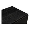 Quinton 3 Drawer Nightstand Black thumbnail 4