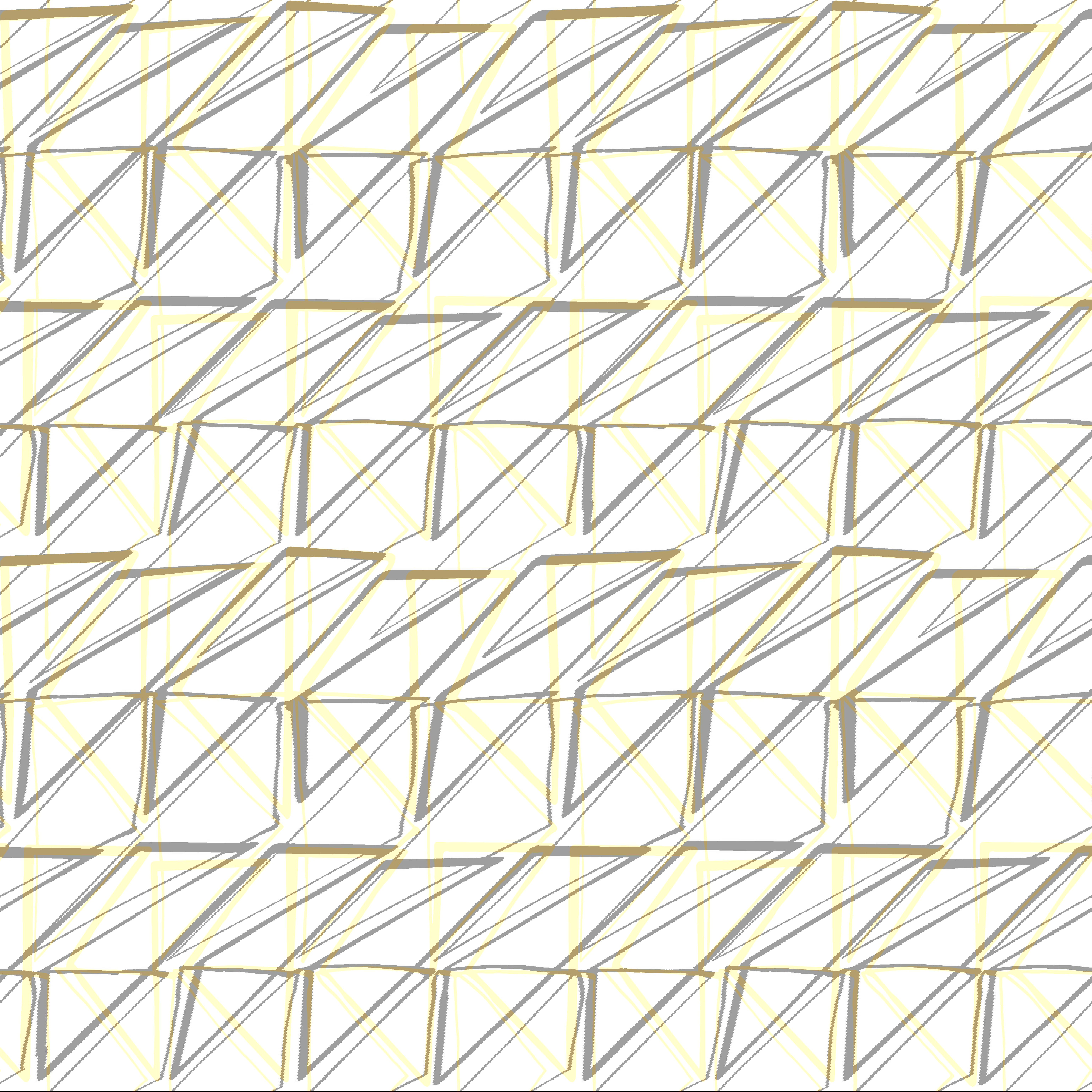 Love Triangles Gold Metallic Peel & Stick Wallpaper large image 
