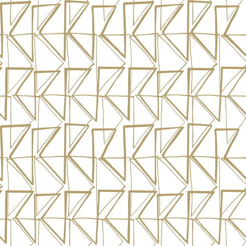 Love Triangles Gold Metallic Peel & Stick Wallpaper