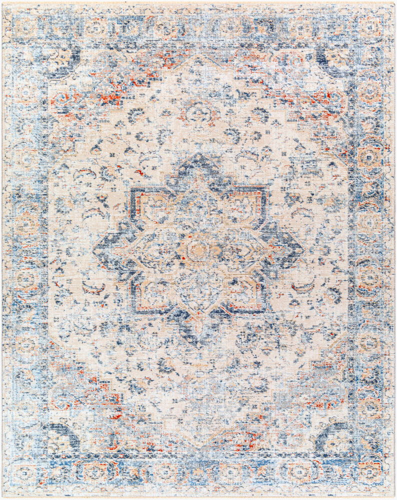 Amore Machine Woven Rug, by Surya, 1'6.11" length x 1'6.11" width
