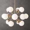Droplet 16 Light Sputnik Chandelier, by Uttermost, 28.12" width x 17.12" height x 28.12" diameter thumbnail 4