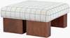 Mirava Ottoman, by Surya, 36" width x 18" height thumbnail