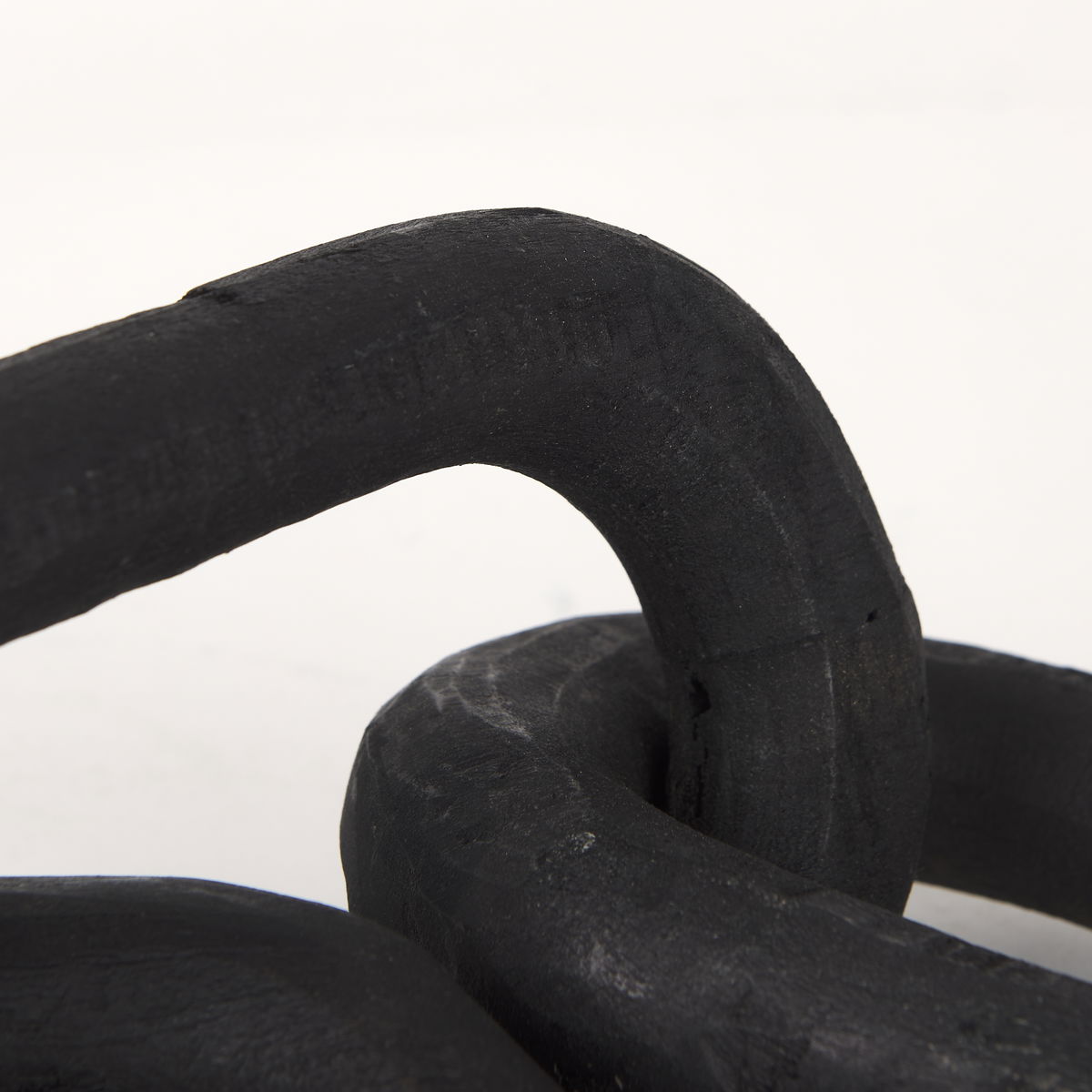 Alix  Black Wood Link Chain Decorative Object, by Mercana, 29" length x 5" width x 5" height View 11