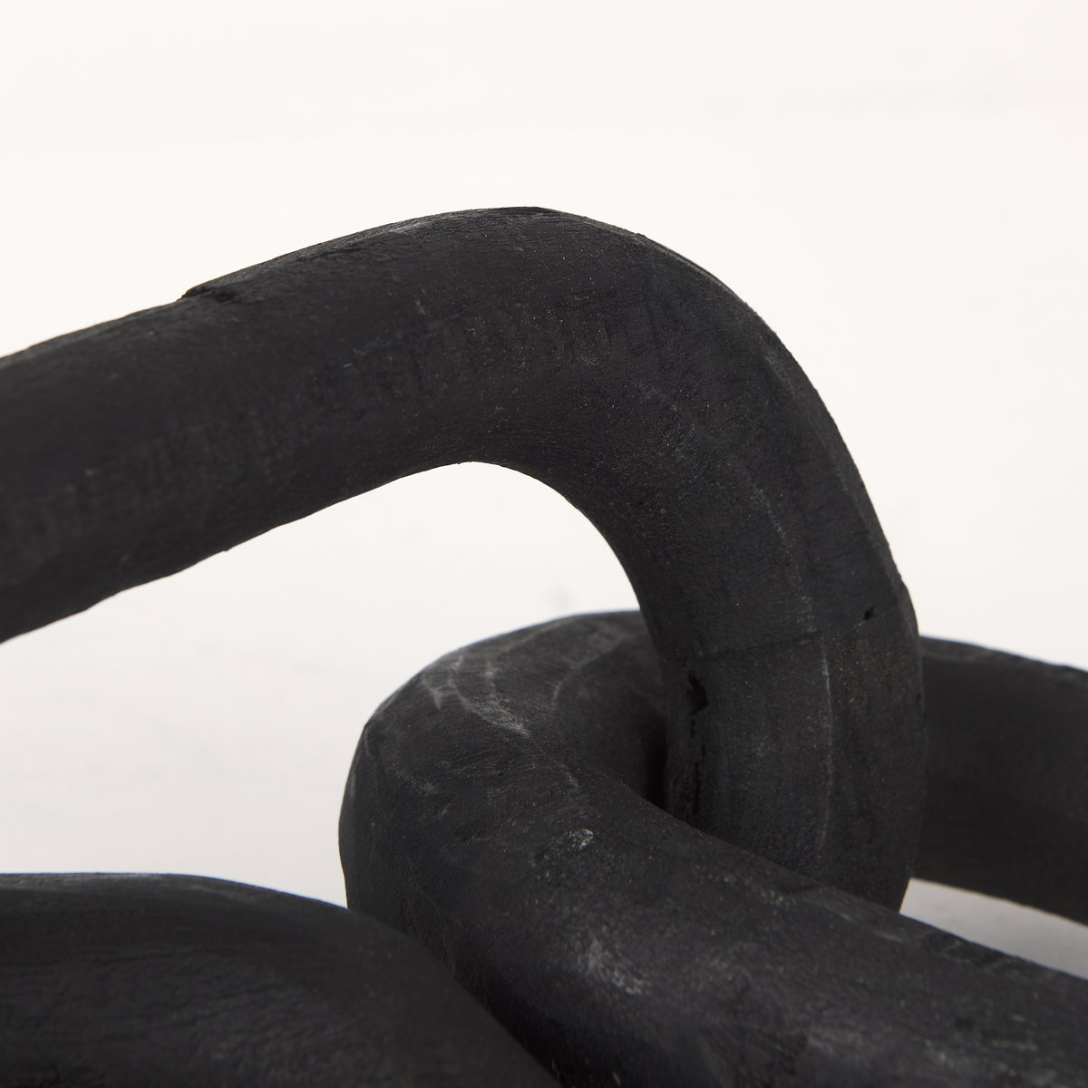 Alix  Black Wood Link Chain Decorative Object, by Mercana, 29" length x 5" width x 5" height View 11
