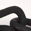 Alix  Black Wood Link Chain Decorative Object, by Mercana, 29" length x 5" width x 5" height thumbnail 11