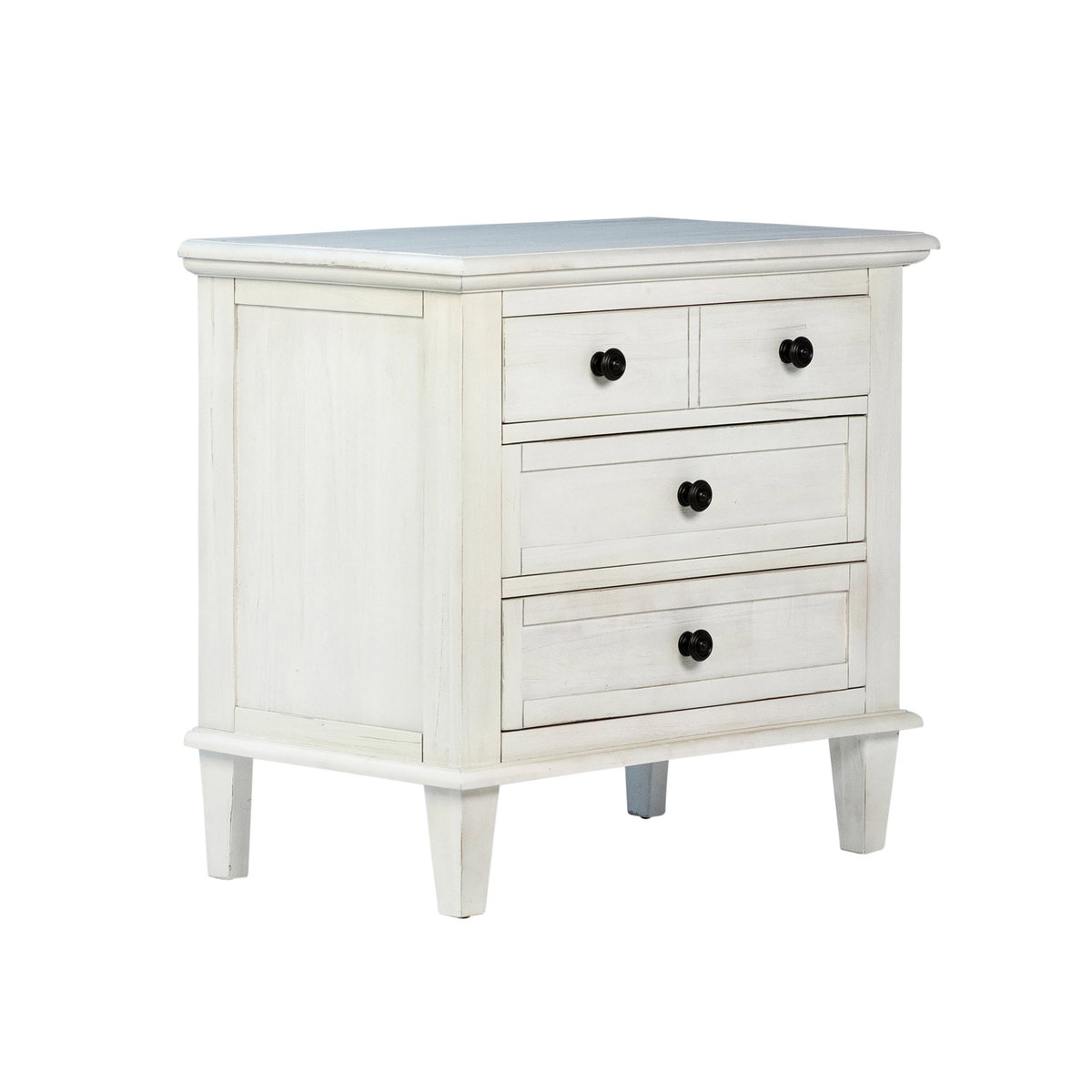 Lugano Nightstand With 3 Drawers, by Dovetail, 31" width x 29" height x 18" depth View 4