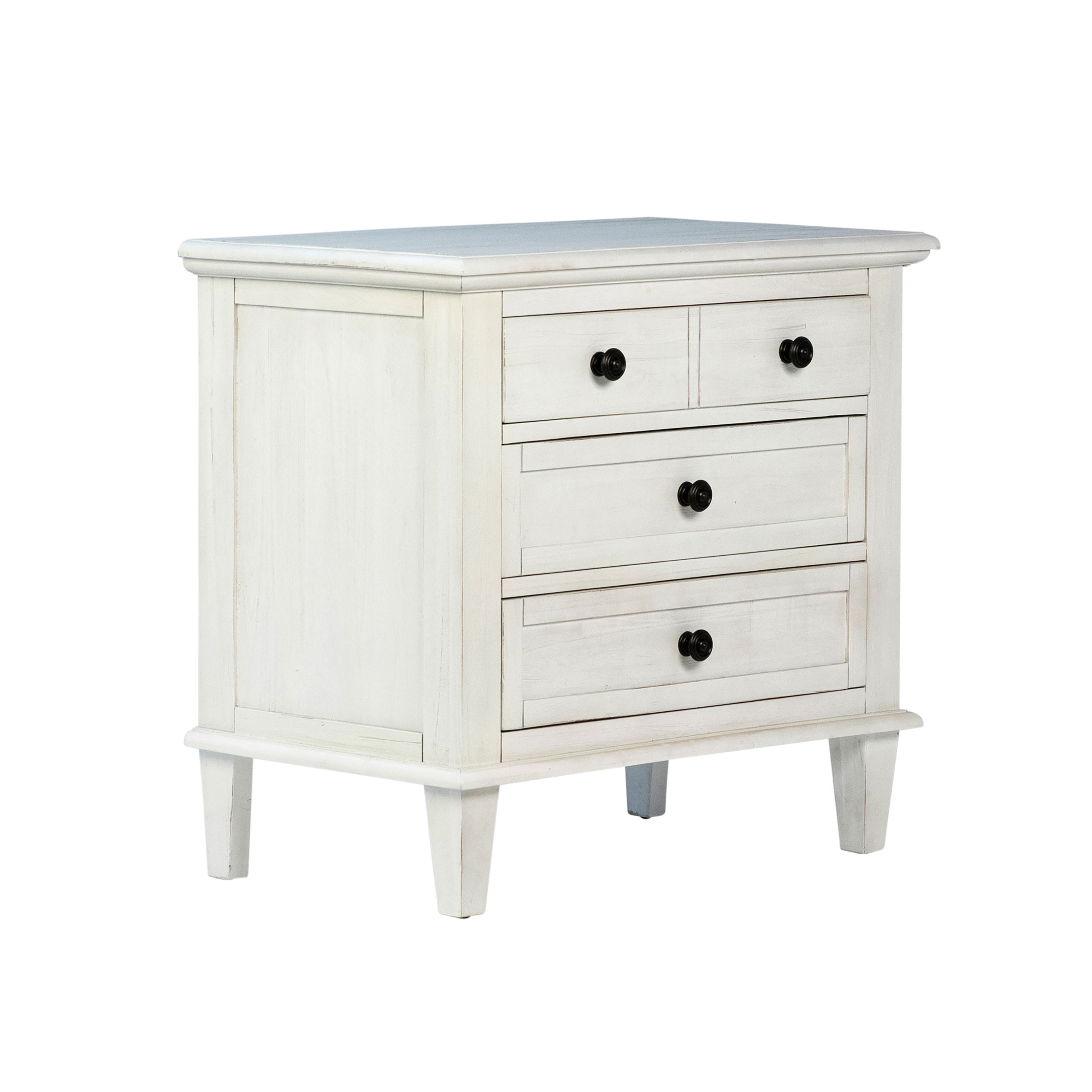 Lugano Nightstand With 3 Drawers large image 