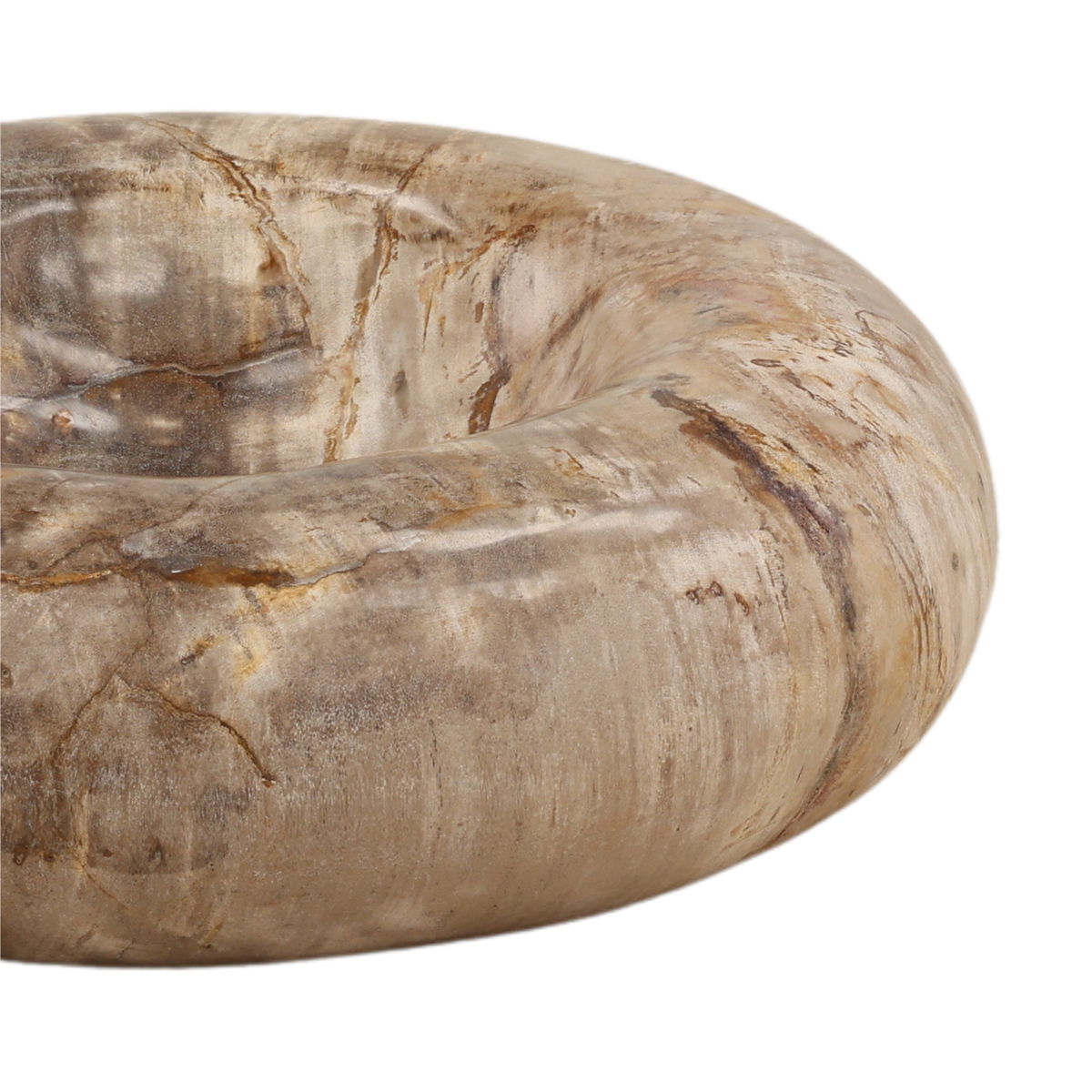 Meyra Tray Natural, Decor by Dovetail, 11.97" width x 3.15" height x 11.81" diameter x 11.93" depth View 3