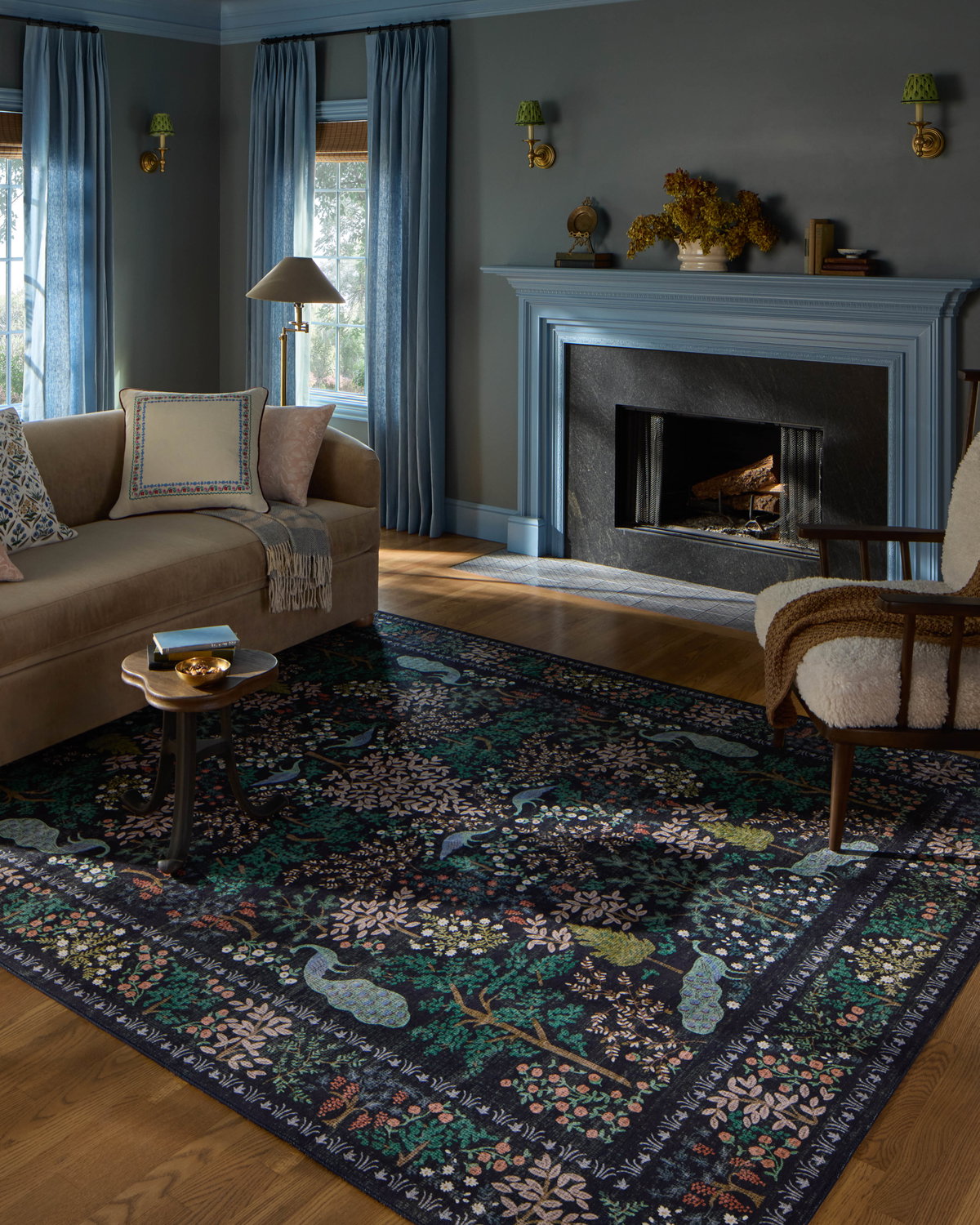 Rifle Paper Co. x Loloi Canopy Rug, 2'3" length x 3'9" width View 2