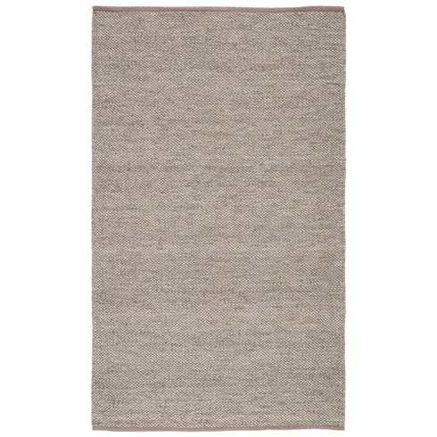 Lamanda Indoor/ Outdoor Solid Taupe/ Gray Area Rug