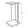 Cadmus Gold Accent Table, Side & End Table by Uttermost, 12" width x 24" height x 12" depth thumbnail 3