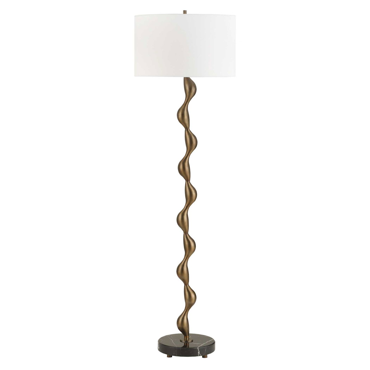 Remolino Bronze Floor Lamp, by Uttermost, 19" width x 65" height x 19" depth View 5