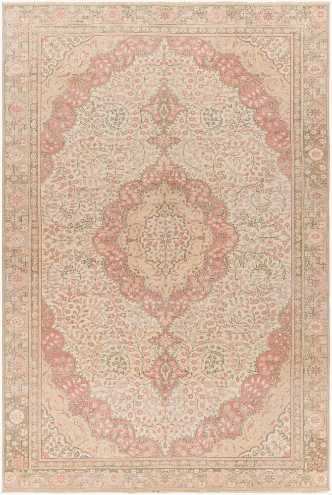 Antique One of a Kind Handmade Rug, by Surya, 9'2" length x 5'9" width