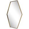 Ankara Brass Hexagon Mirror thumbnail 4