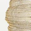 Halycon  Gold Mesh and Iron Pendant Light thumbnail 6