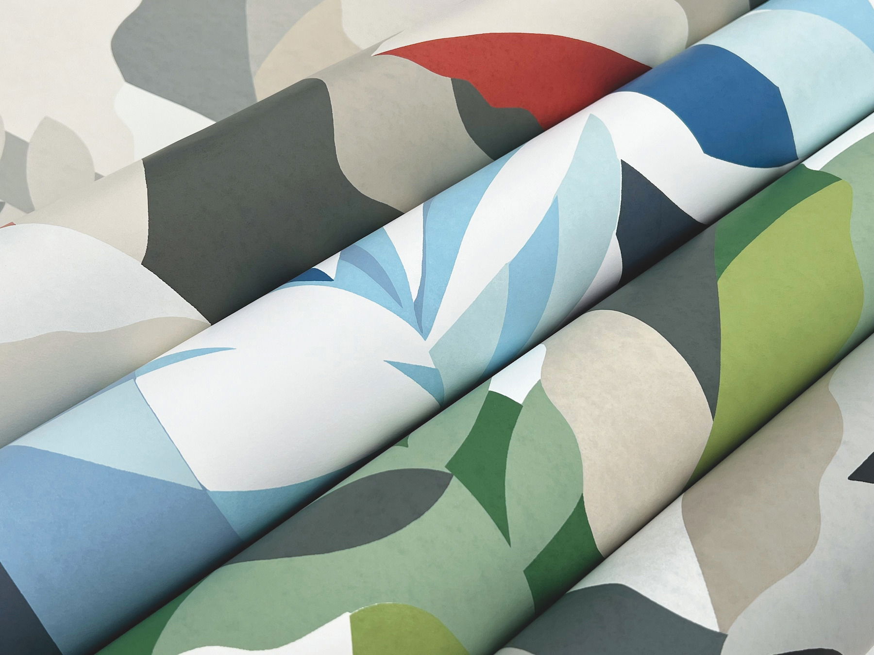 Papier Colle Green Wallpaper large image 