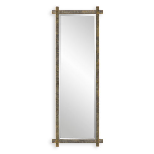 Abanu Ribbed Gold Dressing Mirror