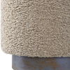 Avila Latte Round Ottoman, Furniture by Uttermost, 16" width x 18" height x 16" depth thumbnail 5