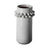 Farmhampton Large Gray Spoked Ceramic Vase, by Mercana, 5.71" length x 5.71" width x 11.02" height thumbnail 8