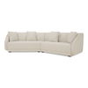 Fraser 2 Piece Modular Sofa White, Sectional Sofa by Moe's Home, 128" width x 31.5" height x 34.29" depth thumbnail 2
