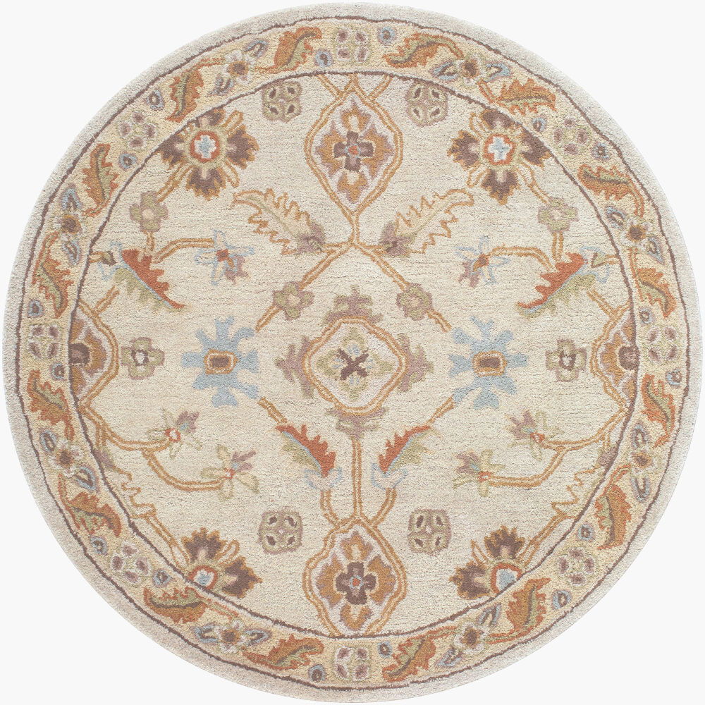 Caesar Handmade Rug, by Surya, 4' length x 4' width