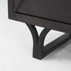 Giselle I 40L x 16W Dark Brown Fir Veneer 3 Drawer Accent Cabinet, Cabinets & Chest by Mercana, 39.96" length x 15.94" width x 31.89" height thumbnail 12