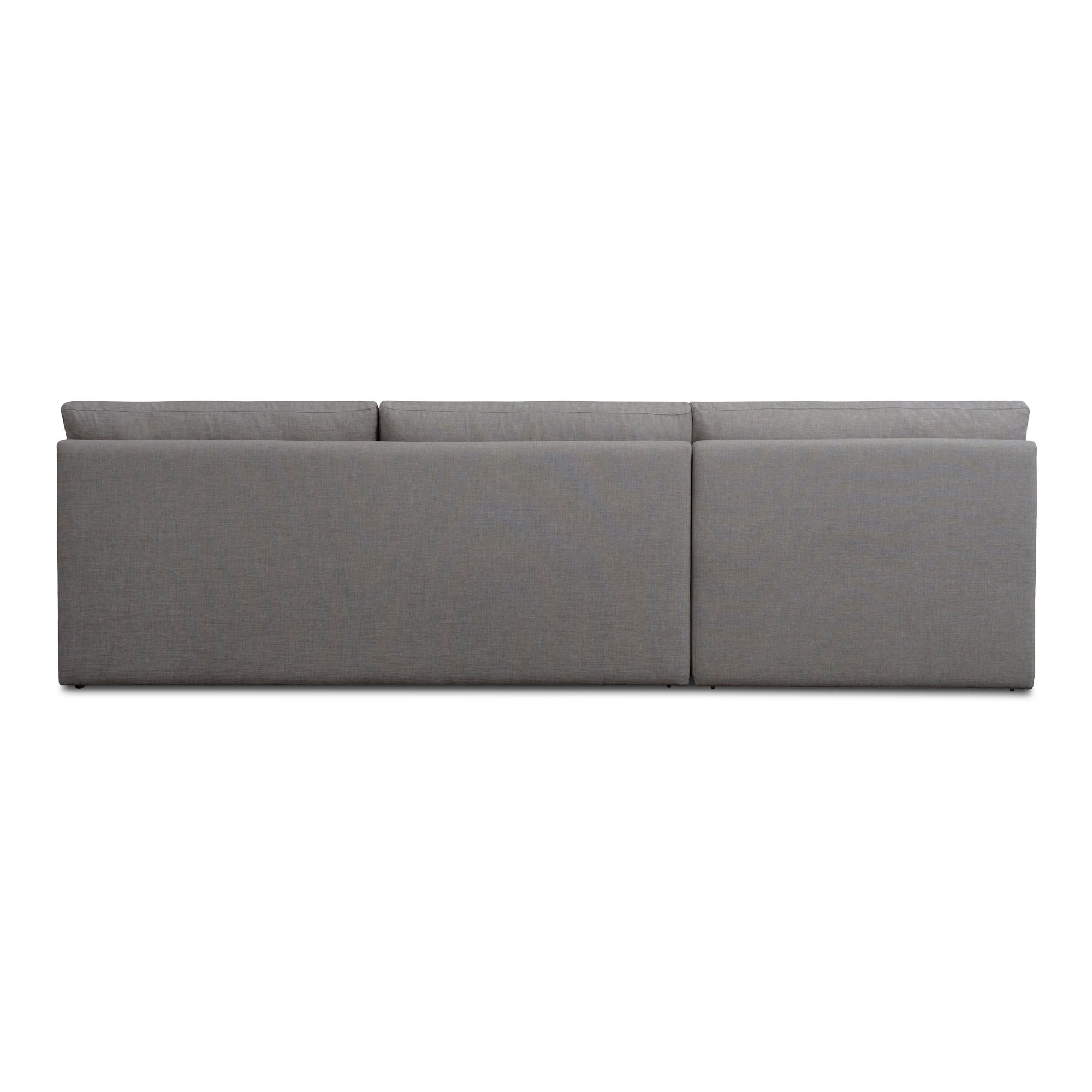 Miles Outdoor Modular 2 Piece Speckled Light Grey large image 