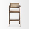 Indie Low Back 29.5in Seat Bar Stool | Medium Brown, Counter & Bar Stool by Mercana, 21.25" length x 21.5" width x 41.75" height thumbnail 3