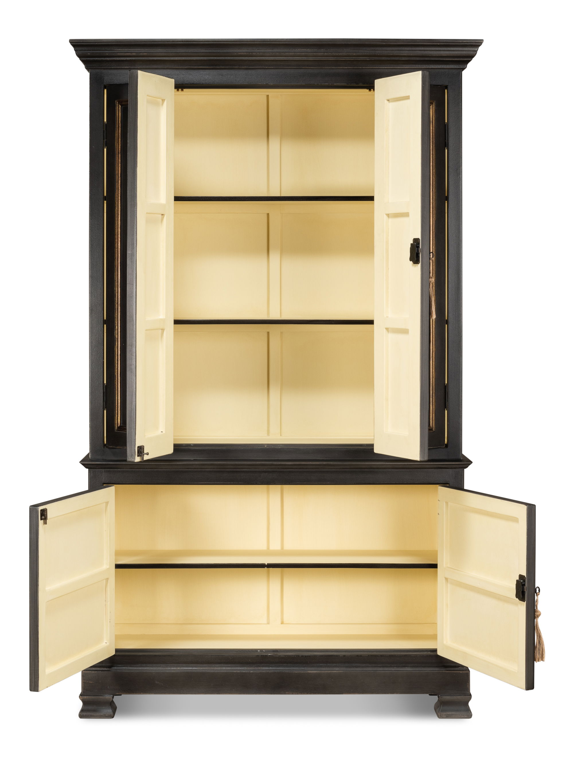Painted Directoire Style Bookcase, Shelving & Bookcase by Sarreid View 9