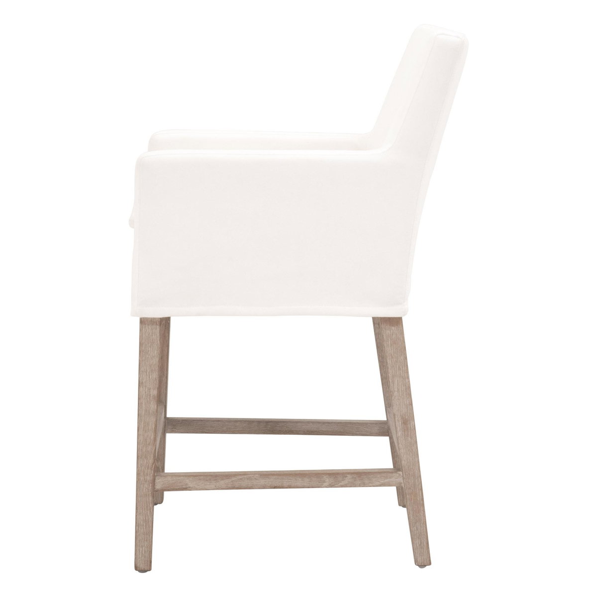 Drake Slipcover Counter Stool, Dining Chair by Essentials for Living, 23.5" width x 39.5" height x 24.5" depth View 3