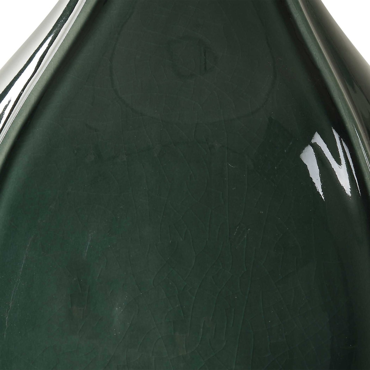 Essex Green Glass Table Lamp, by Uttermost, 1'3" width x 2'3.25" height x 1'3" depth View 8