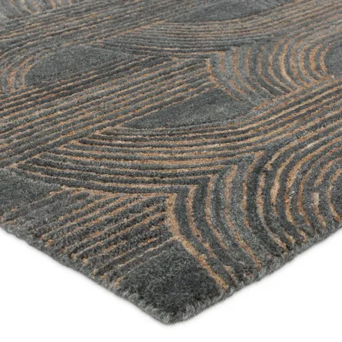 Verde Home By Jaipur Living Manhattan PVH14 Handmade Geometric Gray and Taupe Area Rug (5