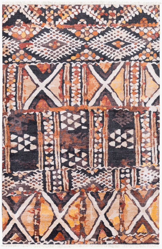 Zambia Handmade Rug, by Surya, 9' length x 6' width