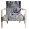 Watercolor Gray Chenille Accent Chair, by Uttermost, 30.5" width x 31" height x 32.5" depth thumbnail 1