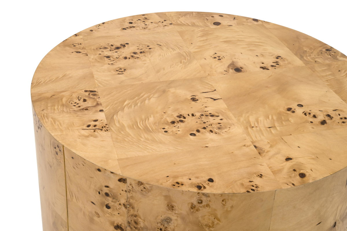 Burl Accent Table, Side & End Table by Essentials for Living, 18" width x 21" height x 18" depth View 3