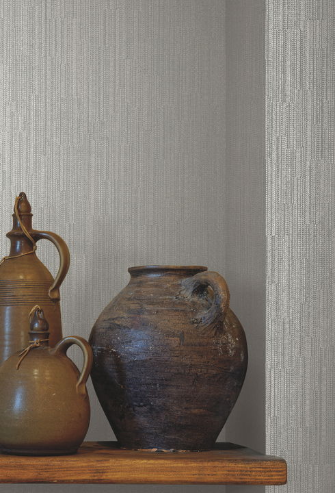 Weekender Weave Grey Wallpaper