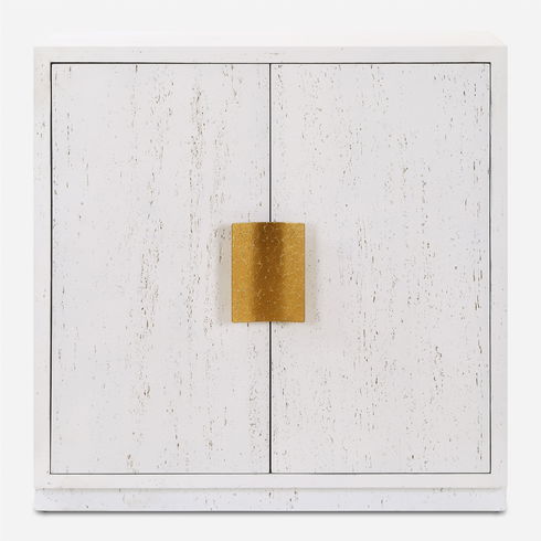 Emma 2 Door White Cabinet