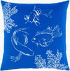 Sea Life Accent Pillow Down, Decorative Pillow by Surya, 18" length x 18" width thumbnail