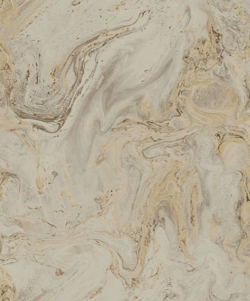 Oil & Marble Mink Metallic Wallpaper