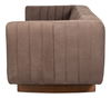 Denys Leather Sofa, Scotland Grey thumbnail 2