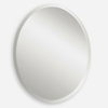 Frameless Vanity Oval Mirror, by Uttermost, 1'10" width x 2'4" height x 0.5" depth thumbnail 1