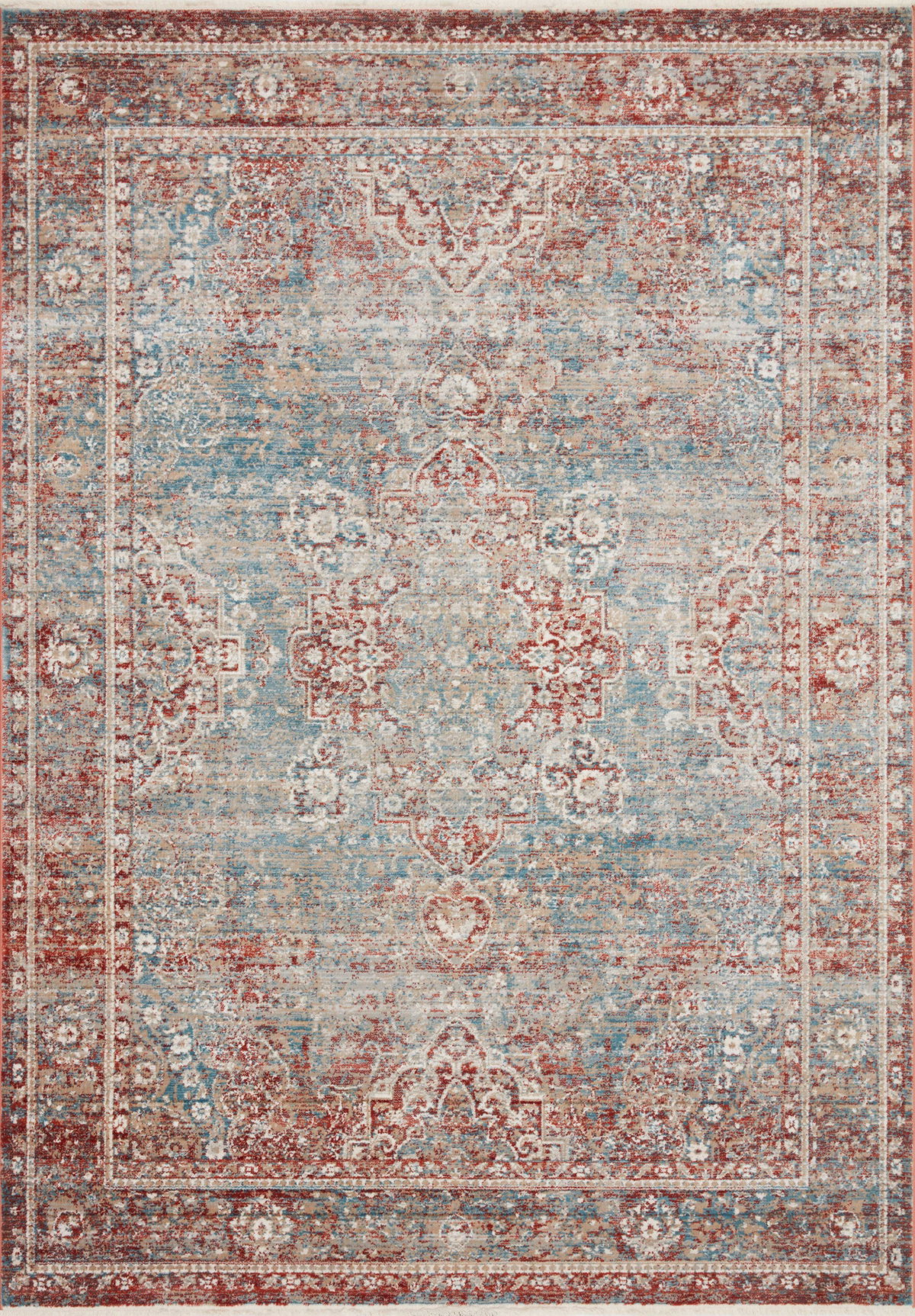 Magnolia Home by Joanna Gaines x Loloi Elise Rug, 6'7" length x 9'9" width View 1